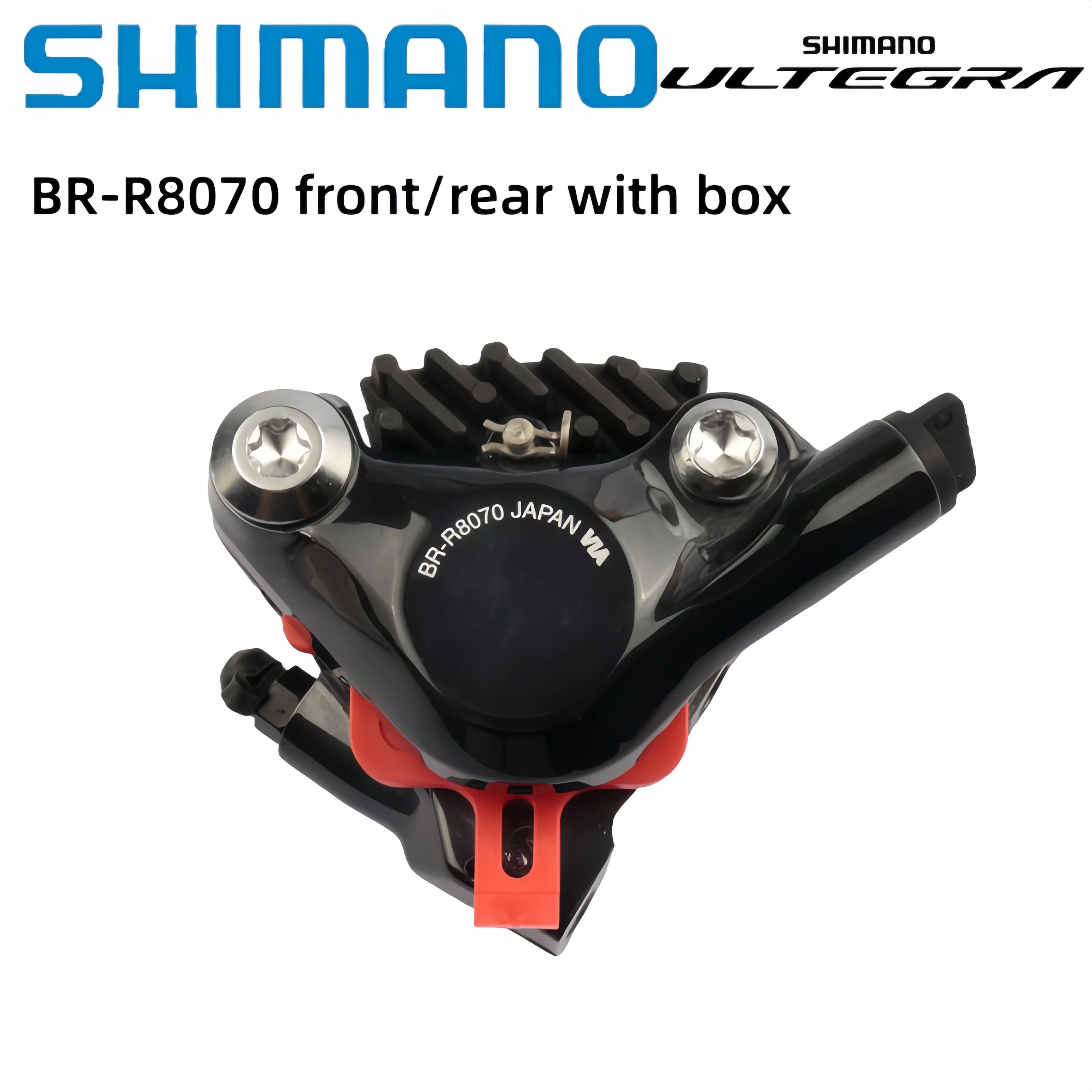 

Shimano Ultegra Series BR-R8070 Тормозной суппорт Передний/задний тормоз с коробкой для шоссейного велосипеда Гидравлический дисковый тормоз с плоским креплением