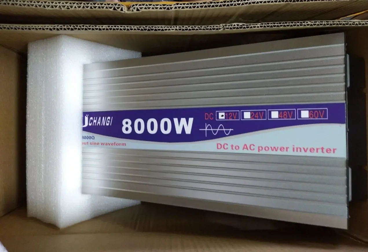 DC to AC Off Grid Pure Sine Wave Inverter  4000W 24V 220V 110V DC 12V 230V  Peak Power 8000W