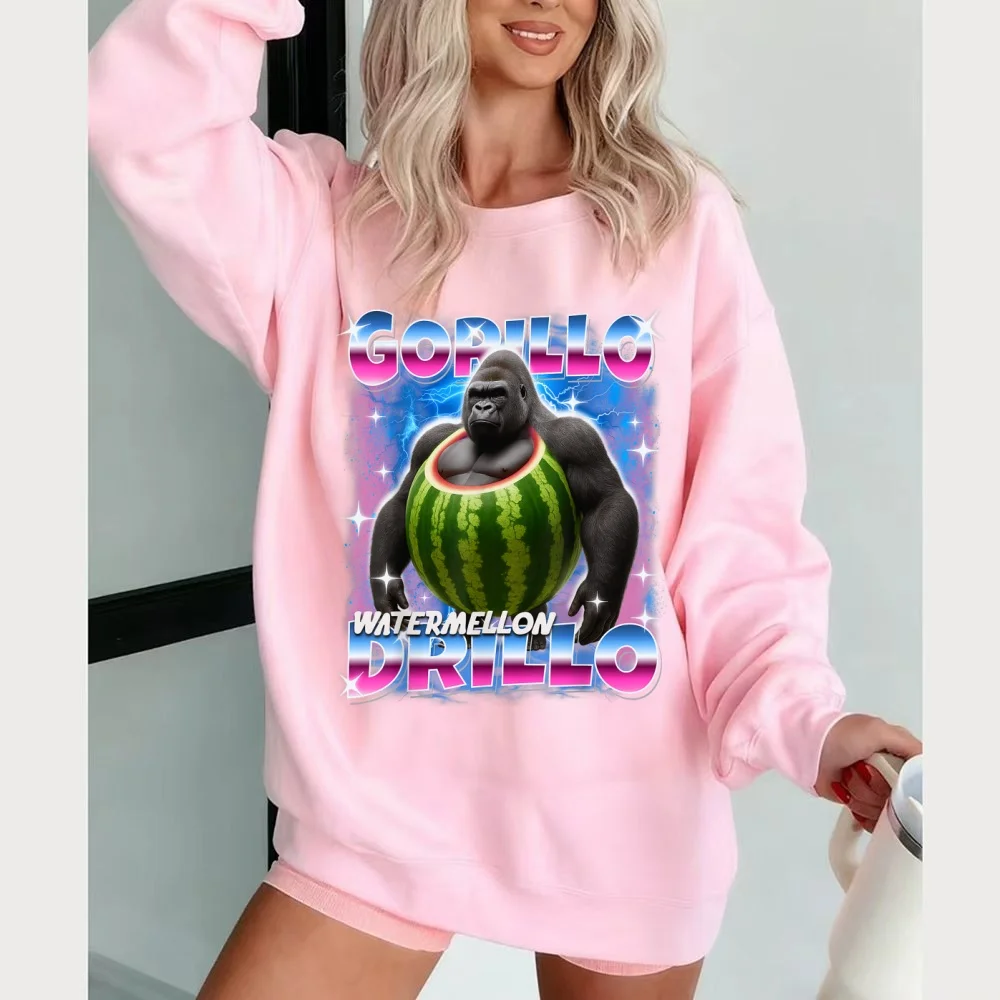 العصرية شانهاي جينغ غير كبيرة الكرتون الطباعة المرأة الرجال البلوز الدافئة الأطفال بلوزات غير رسمية على الموضة ملابس كاجوال #1