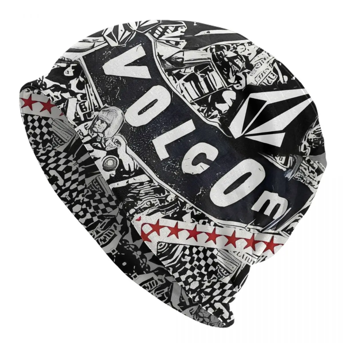 Volcoms Caps Cool Men Women Outdoor Skullies Beanies Hats Spring Warm Thermal Elastic Bonnet