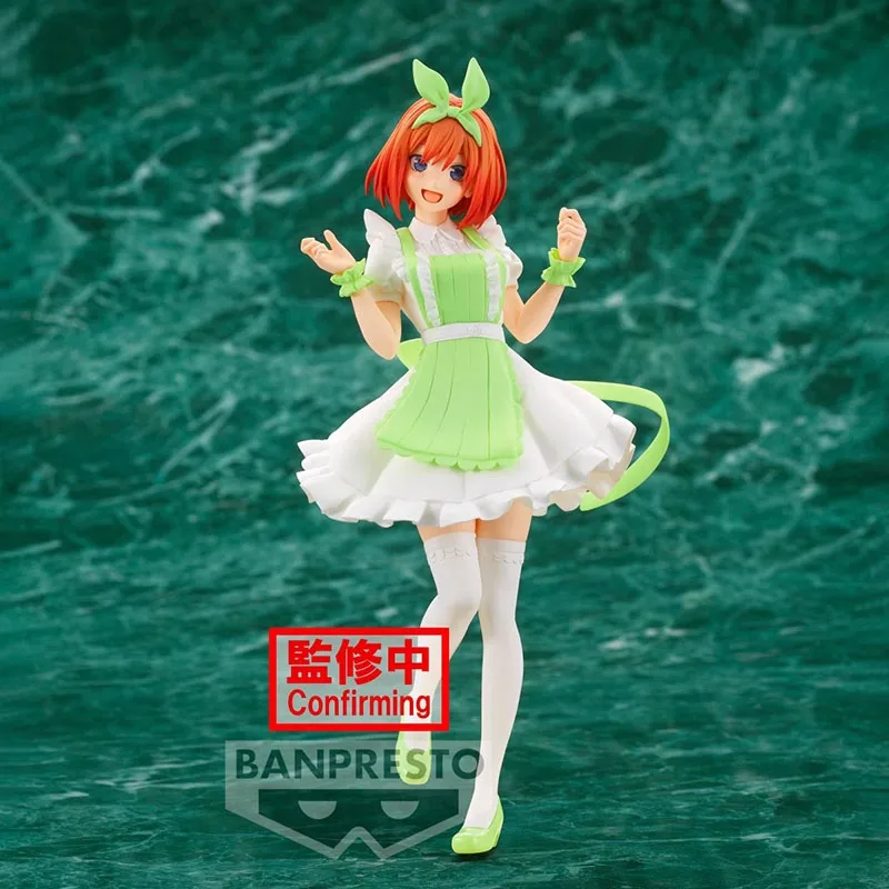 In Stock Bandai Original Kyunties Movie The Quintessential Quintuplets Nakano Yotsuba Nurse Action Figure Model Children's Gifts