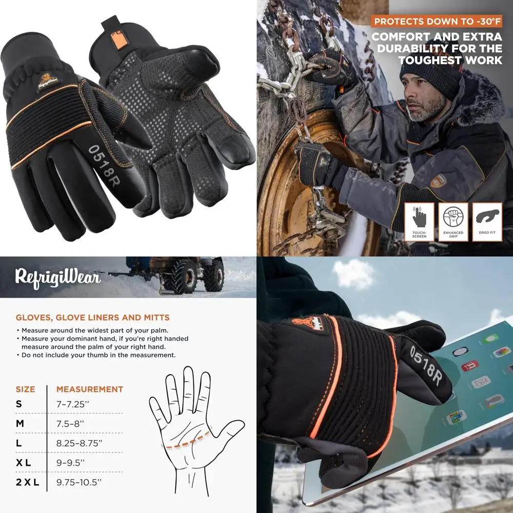 

Insulated Work Gloves for Extreme Cold, Comfort Rated to -30°F, PolarForce Technology Enhanced
