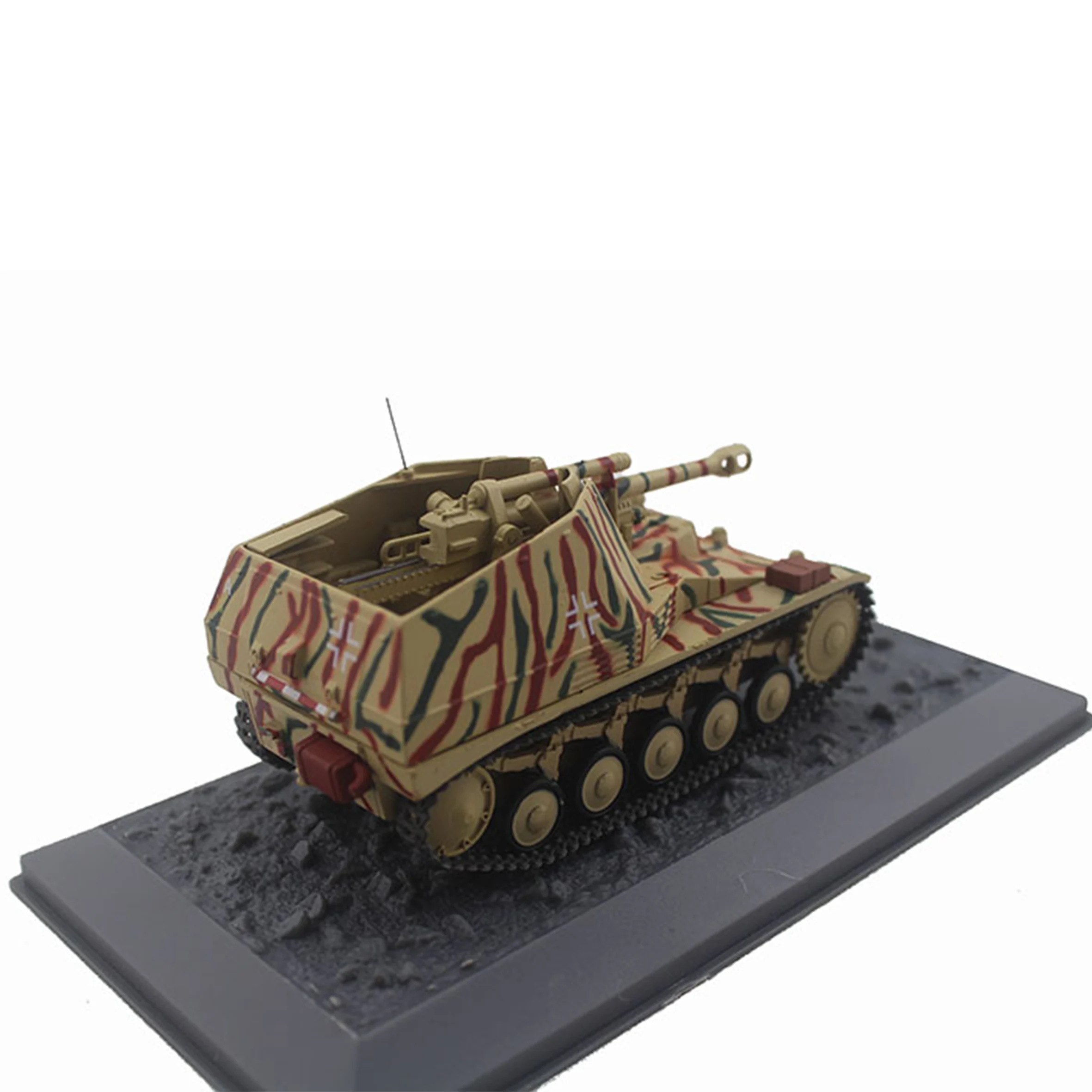 1/43 เยอรมนี Le FH 18/2 auf Fgst. Pz.Kpfw. II 124 Wespe Tank Model 1944 โมเดลผลิตภัณฑ์สําเร็จรูปโลหะผสม