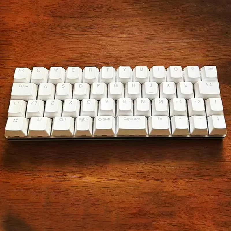 K45 Split mechanische Tastatur RGB 45 Tasten individuelle Unterstützung QMK VIAL roter Schalter kabelgebunden Split mechanische Tastatur Kit Typ C Geschenk