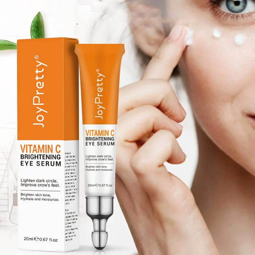 Anti Dark Circle Eye Cream Eye Bags VC Whitening Lightening Cream Wrinkle Removal Serum Eyes Firming Skin Care Beauty Health