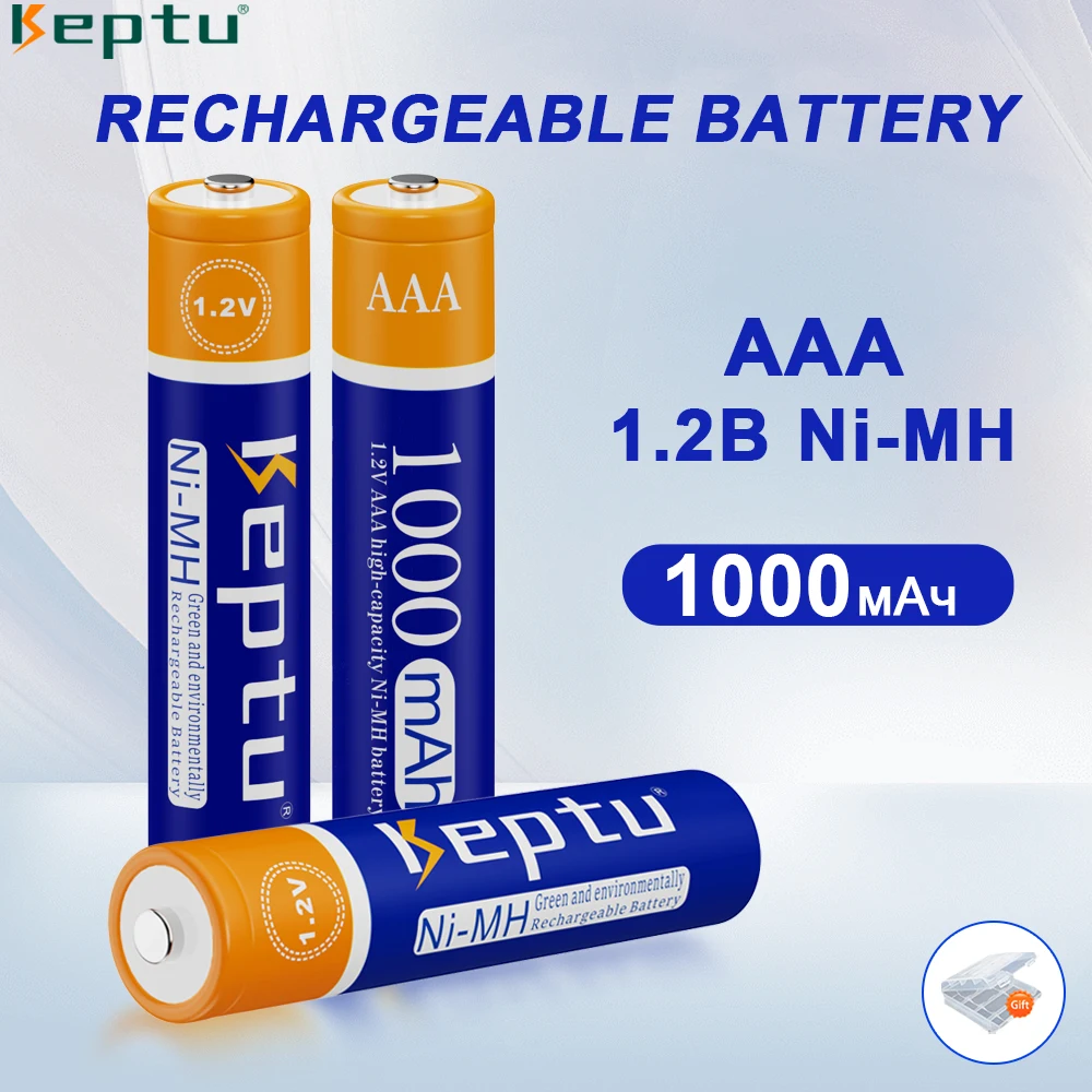 

AAA 1000mAh NI-MH rechargeable AAA battery AAA 3A ni mh nimh 1.2V 1.2volt original high capacity current batteries