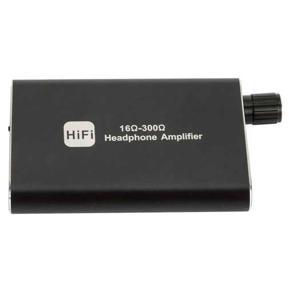 Amplificador De Auscultadores Hi Fi Portátil, Amp Fone De Ouvido com Aux Na Porta Para O Telefone Android, Leitor De Música, 3.5mm Cabo Jack