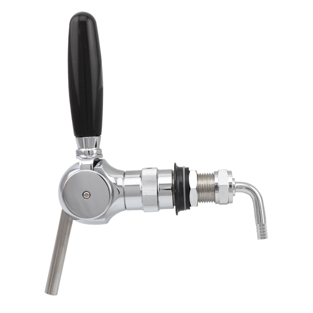 Belgian Beer Tap With 5/8” Thread Shank Flow Control Ball Type Draft Beer Faucet Homebrew Bar Dispenser - view 2
