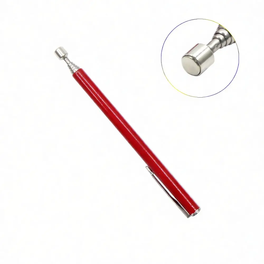 Telescopic Magnet Picker Stick With Led Illumination Flexible Stainless Steel Grabber For Garage Workshop Hardware Tool