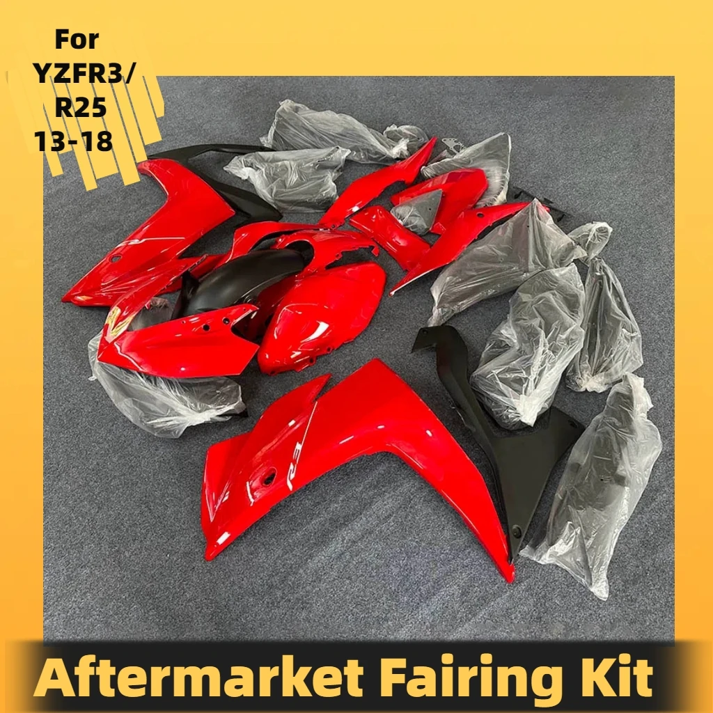 

For YAMAHA R3 R25 2013 2014 2015 2016 2017 2018 Motorcycle Bodywork YZFR3 R25 13-18 ABS Aftermarket Injection Fairing Kit