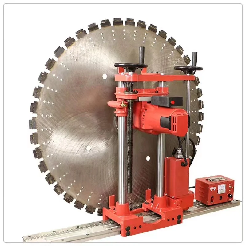 Top Selling 1200mm Semi-Automatic Industrial Grade Circular Electric Wall Saw Cutter Head Machine Concrete Cutting