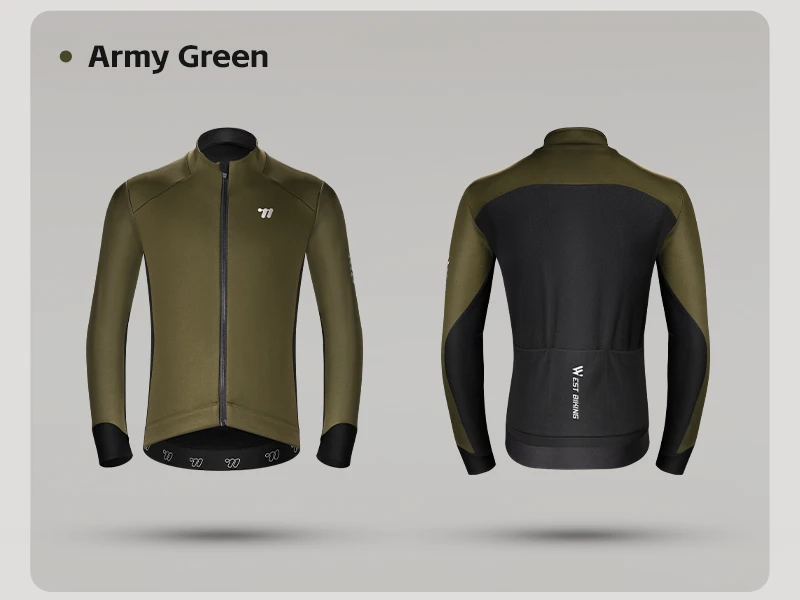 WEST RADFAHREN Männer Halten Warme Radfahren Jacke Winter Herbst Winddicht Thermische Fleece Fahrrad Mantel Wärme Lagerung Windjacke Fahrrad Jacke – Detail 24