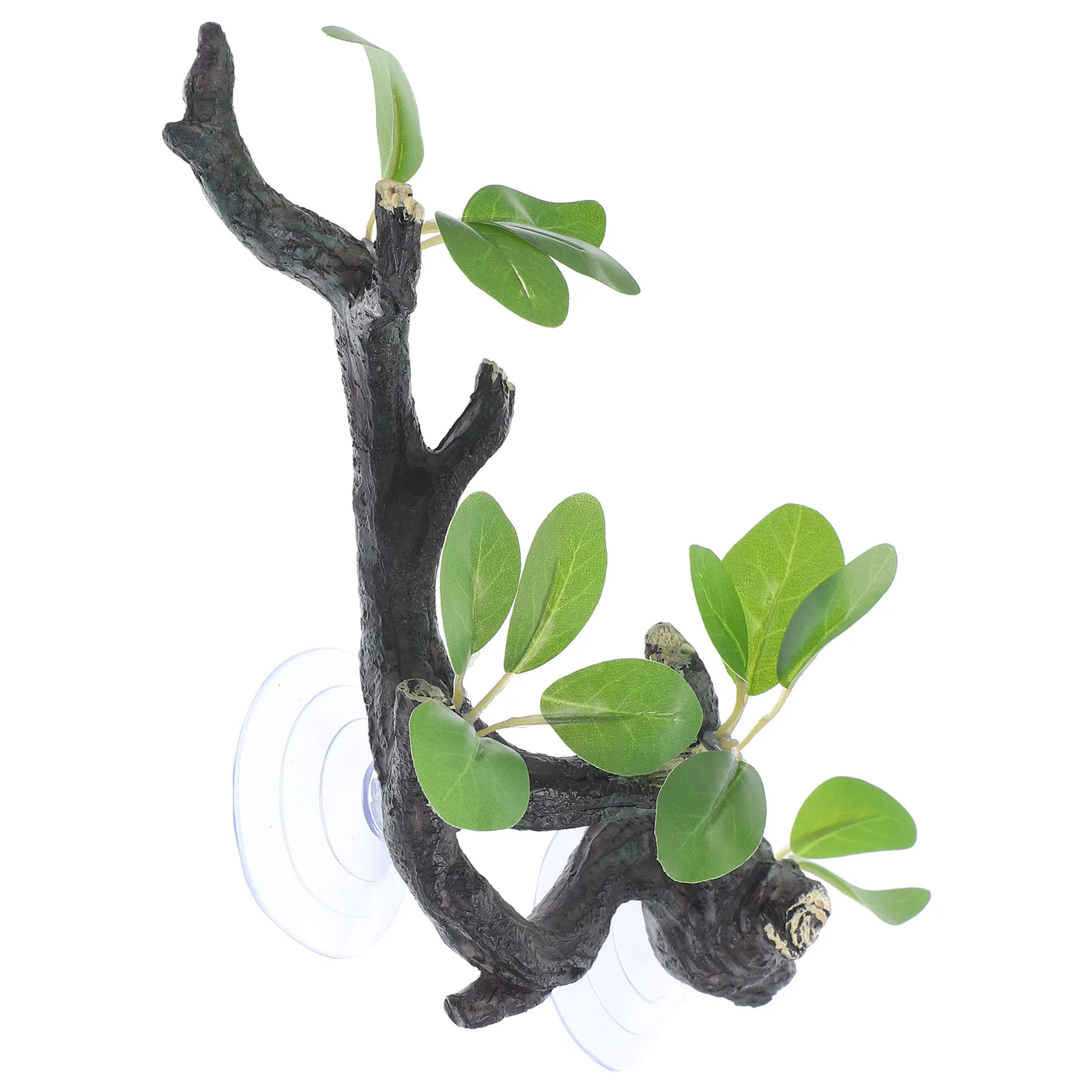 

Creative Resin Aquarium Landscape Decor Fish Tank Tree Branch Ornament Lightweight Realistic For Reptile Terrarium Lizard Crab