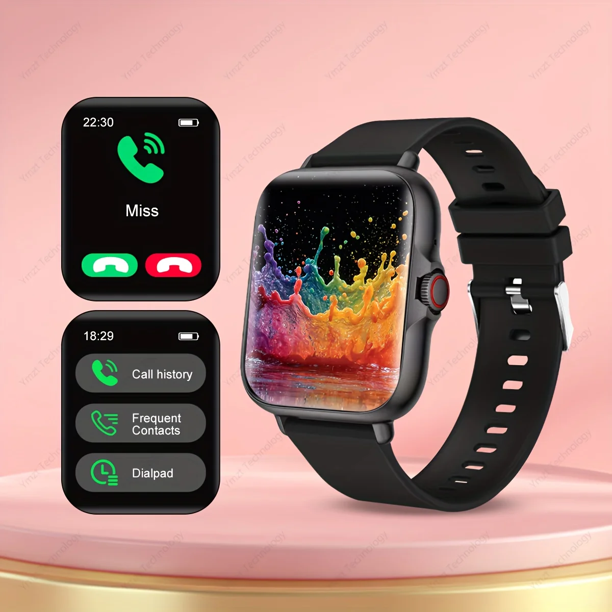 Smartwatch with Calling, Camera, Music Playback & Fitness Tracker, Latest Model Compatible for Android/iPhone