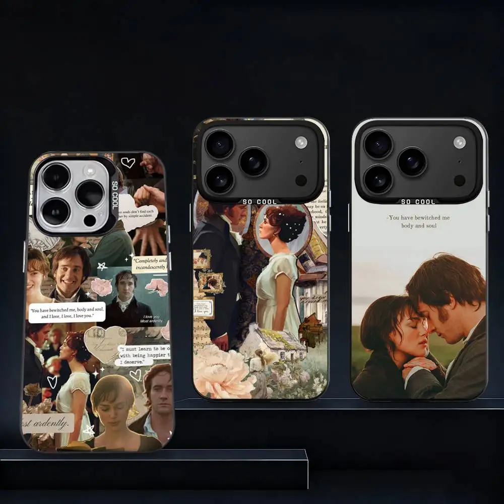 

P-Pride and P-Prejudice Art Phone Case For iPhone 17,16,15,14,13,12,11,Pro,XS,Max,Plus,Mini,SE4,E Black Matte Shockproof Cover