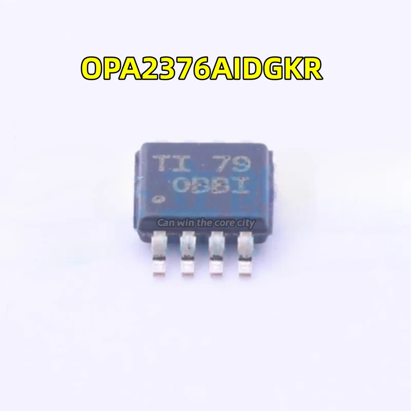 50 PCS / LOT OPA2376AIDGKR OPA2376 screen printing OBBI precision operational amplifier package MSOP-8 brand new