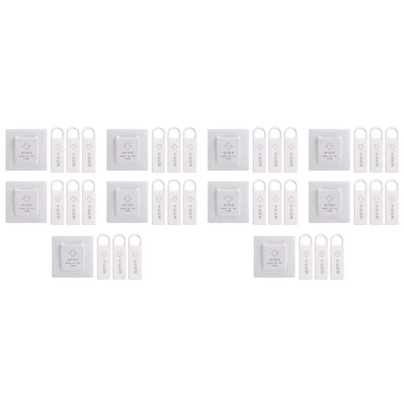 

Multifunction 10Set High Grade Hotel Magnetic Card Switch Energy Saving Switch Insert Key For Power With 3 Card