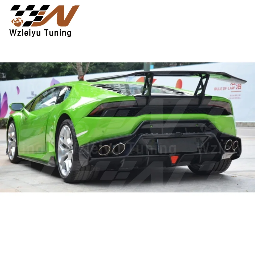 

New Style Carbon Fiber Rear Trunk Spoiler Wing Fit For Lamborghini Huracan LP610 High Quality Fitment