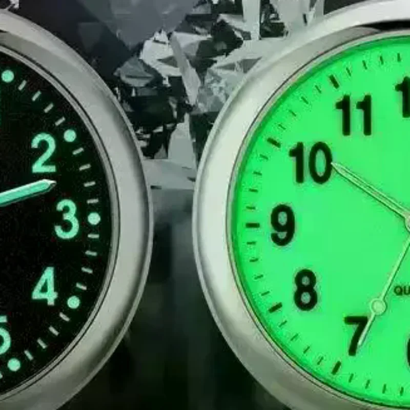 1 Set 22-25mm Motorcycle Scooter Bicycle Handlebar Mount Clock Aluminum Luminous Quartz Watch Time Display Clock Moto Accessory