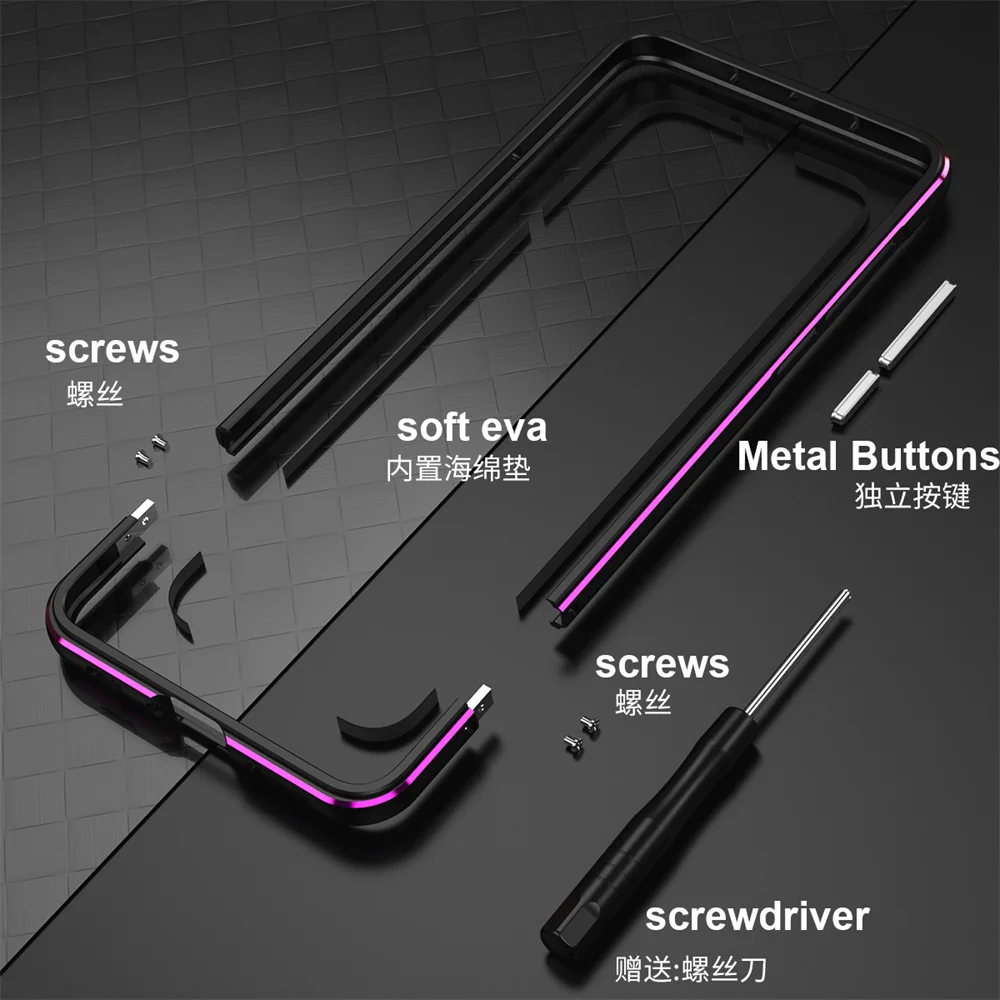 Aurora Dual Color Border Camera Lens Guard+Side Bumper For Huawei P40 Mate 40 Pro 30 Funda Aluminum Metal Case Frame Protector