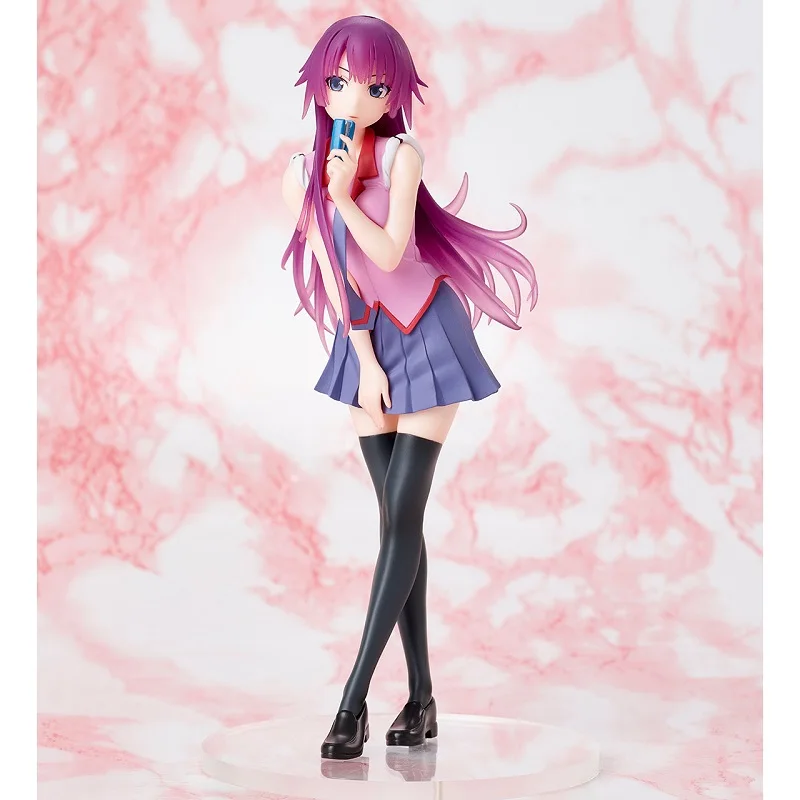 In Stock Original TAITO Chemical Language Senjougahara Hitagi Anime Figure 18Cm Anime Action Figurine Model Toys for Boys Gift