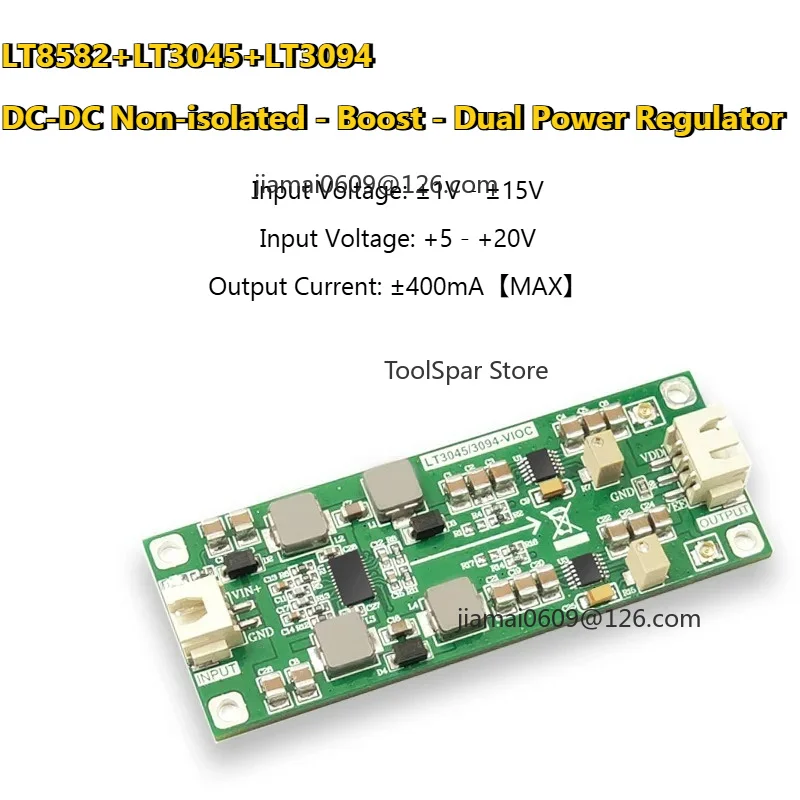 LT3045 LT3094 Regulated Power Module LT8582 KDT8582 Boost Dual Power Supply With VIOC Differential Pressure Tracking Function