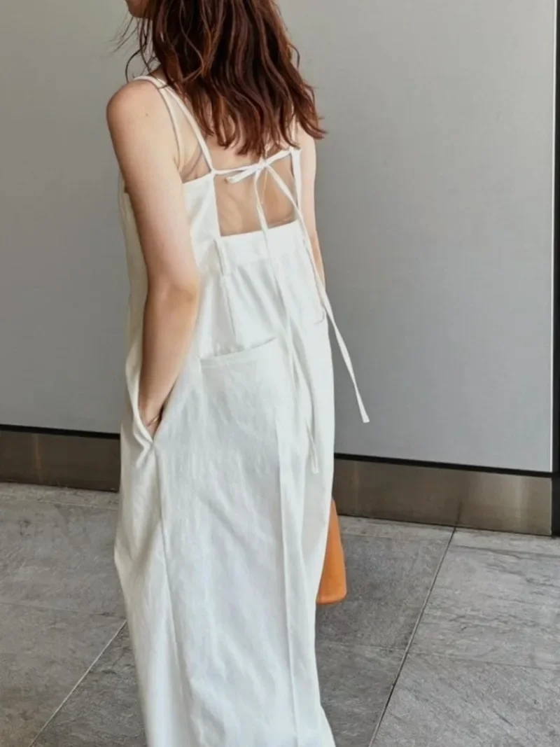 Japan Style High Waist Rompers 2024 Spring Autumn New Clothing Loose Jumpsuits Wide Leg Pants Fashion Simple Onsie Women