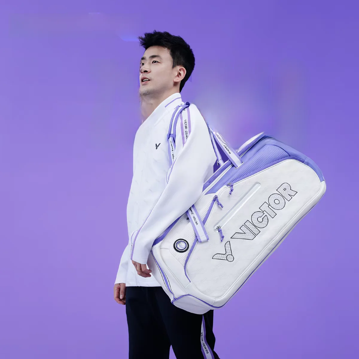 victor-collaborative-zheng-siwei-badminton-racket-backpack-sports-bag-with-shoe-compartment-new-2025-double-shoulder-bag