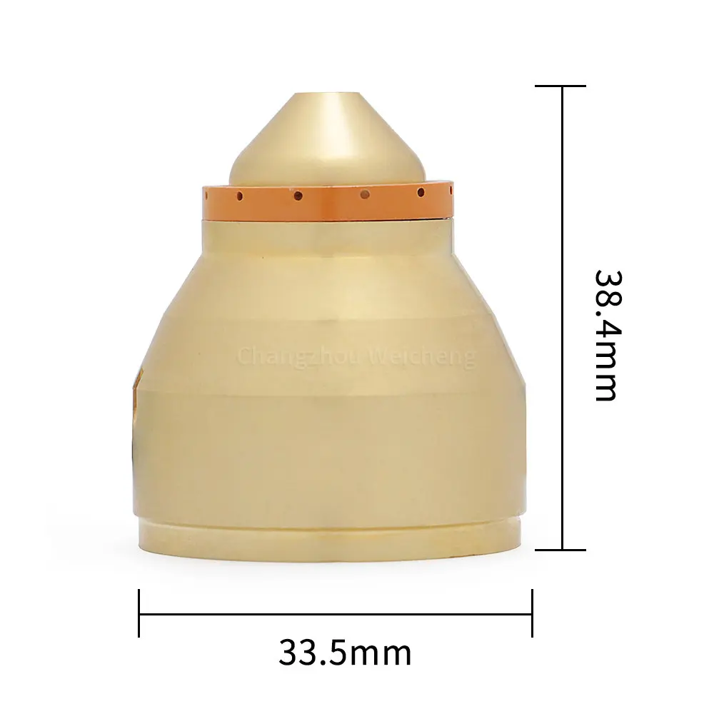 켈베르 플라즈마 노즐 캡 R3028 고정 캡 11.842.601.1622 0.8mm(3D) 켈베르그 플라즈마 절단 토치 소모품