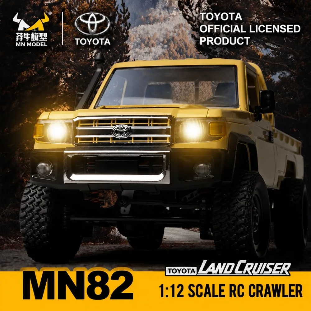 MN82 1/12 4WD RC Pickup Truck Climbing Car Remote Control Toy Model