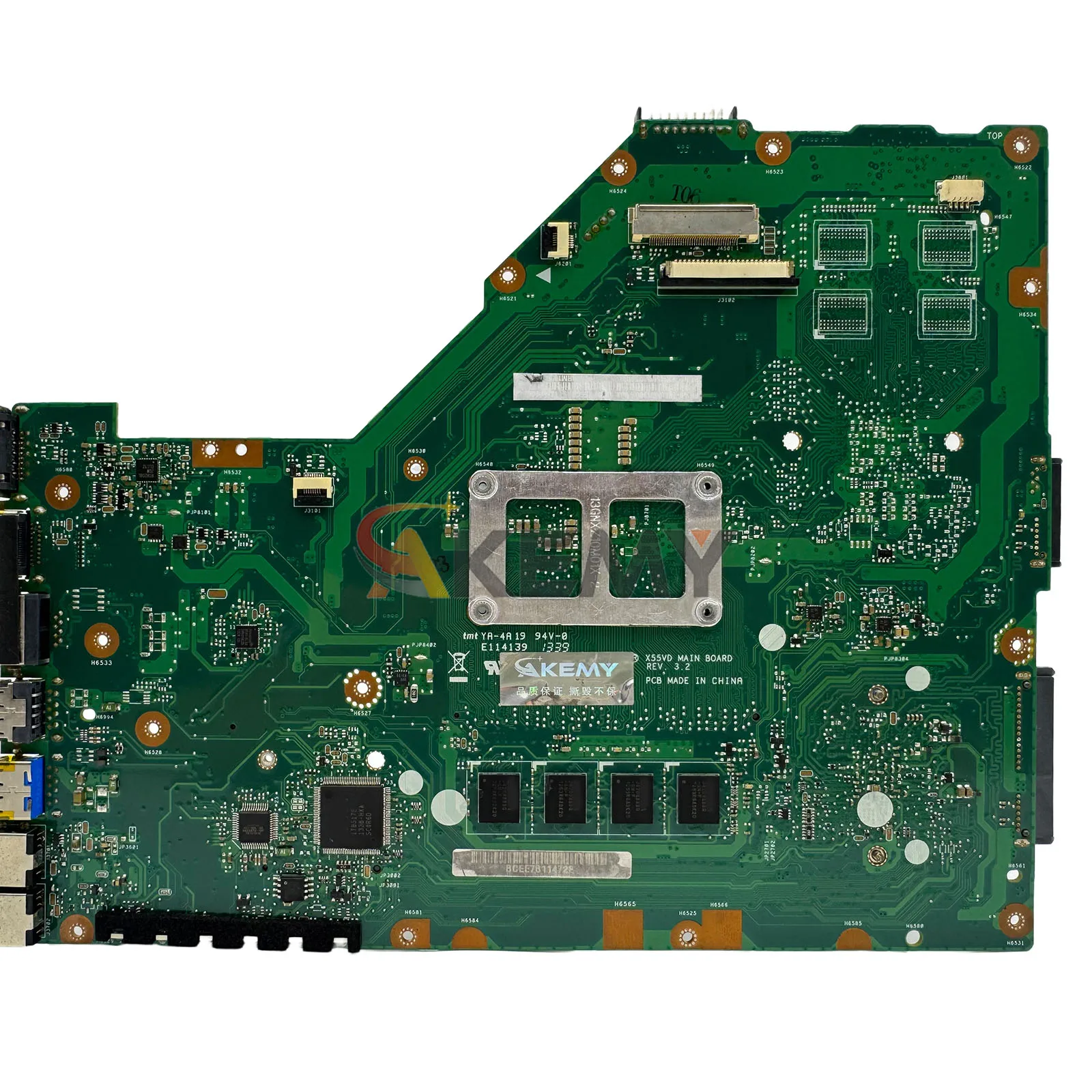 X55CR Laptop Motherboard For ASUS VivoBook X55CR X55VD X55C Notebook Mainboard With CPU 100% tests OK fast shipping High quality