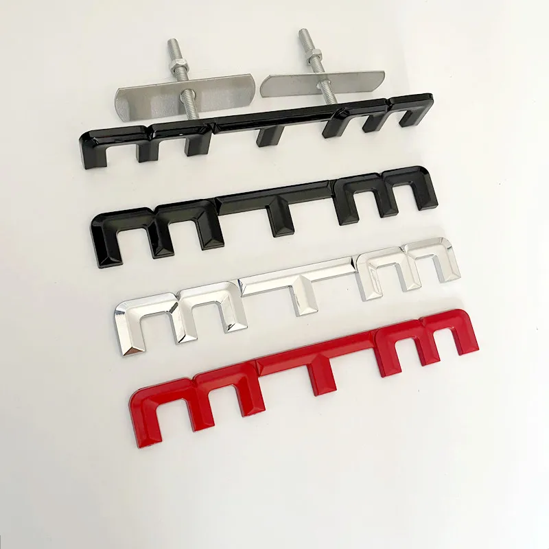 3D Metal MTM Logo Car Body Side Badge Rear Trunk Emblem Sticker for Volkswagen VW Golf Passat Jetta Touareg Tiguan Polo CC Bora