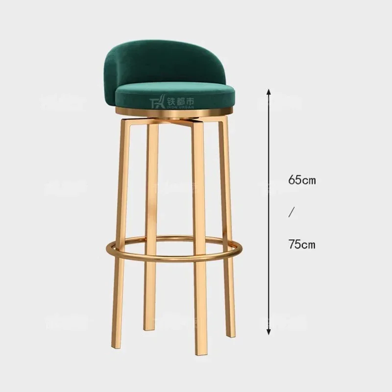 Luxury Chairs Modern Design Chair Nordic Ergonomic Iron Wooden Plastic Garden Manicure Gaming Leather Bar Stools Mesas Furniture