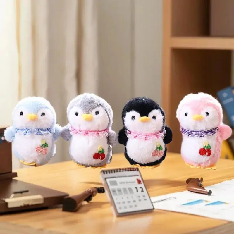 จี้ของเล่นเพนกวินน่ารักพวงกุญแจตุ๊กตากระเป๋าอุปกรณ์เสริมของขวัญ