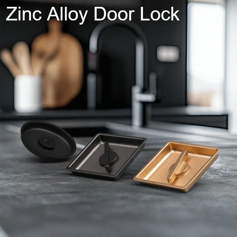 Translation track double-open single-side sliding door pocket door hook lock handle