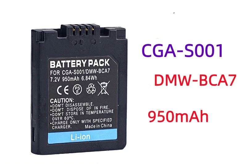 950Mah CGA-S001 CGA…