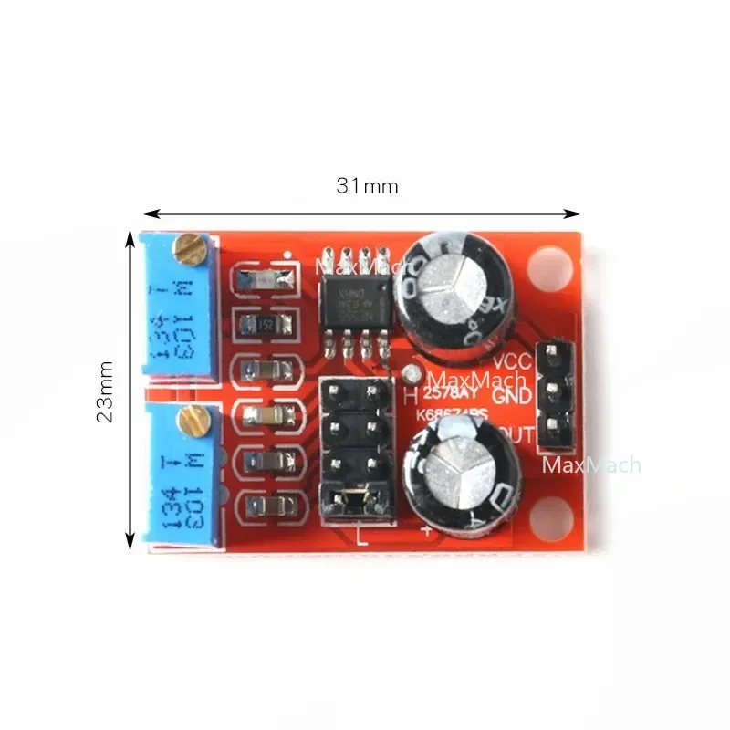 10 шт. NE555 частота импульсов рабочий цикл регулируемый модуль 10 кГц-200 кГц генератор прямоугольных сигналов для Arduino DIY Kit