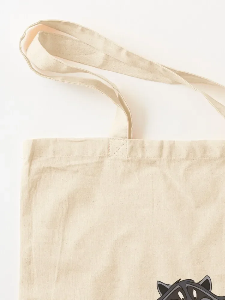 Hungry Raccoon Tote Bag Gift bag shopping bags foldable tote bags aesthetic