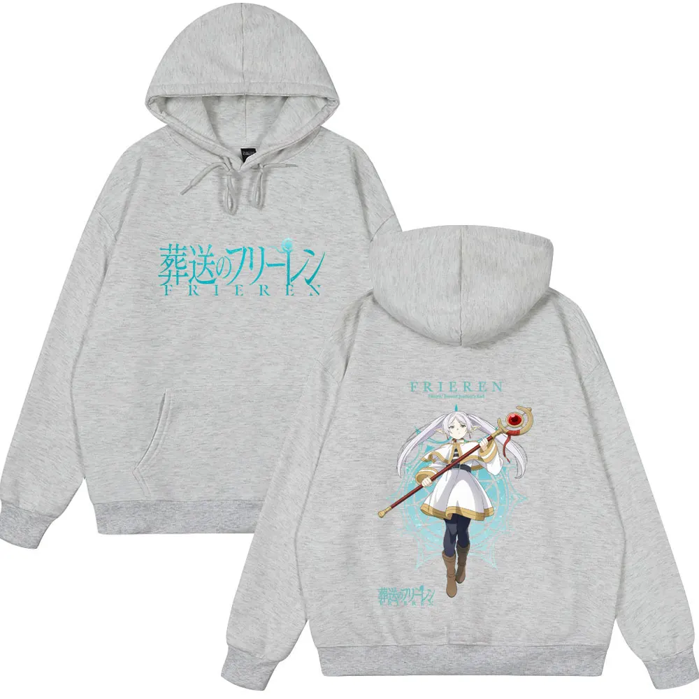 Vintage Wear Anime Frieren: Beyond Journey's End Frieren Grafik-Tops für Männer und Frauen, modische Langarm-Shirts, lässige Streetwear, lustige Oberteile – Detail 6