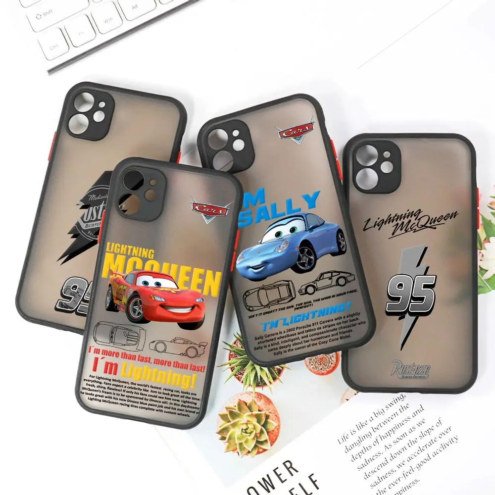 Funda para Teléfono con Diseño de McQueen, Lightning y Sally para Samsung Galaxy A17 A07 A06 A56 A36 A26 A55 A14 A54 A15 A24 A25 A73 A25 A24 4G 5G