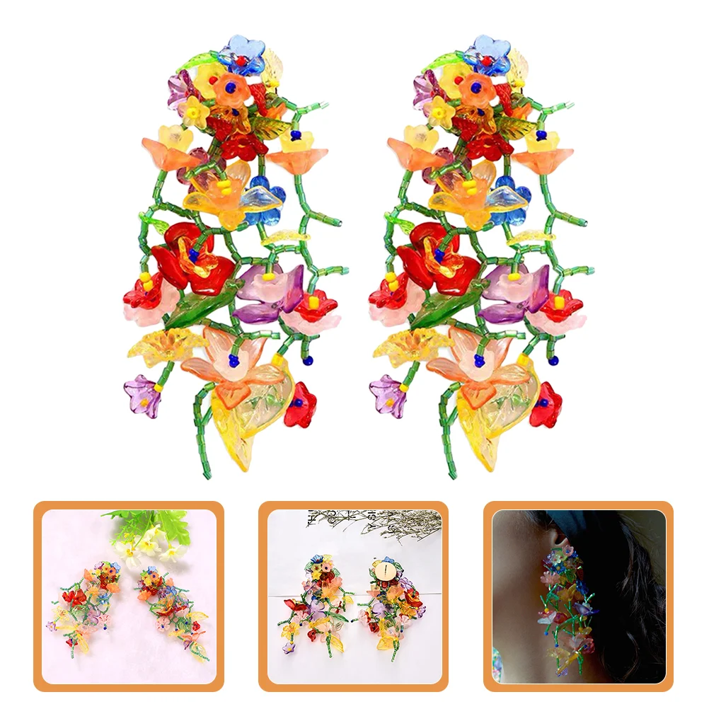 

Earring Leaf Butterfly Earrings Miss Colorful Stud 925 Dainty Jewelry Gift