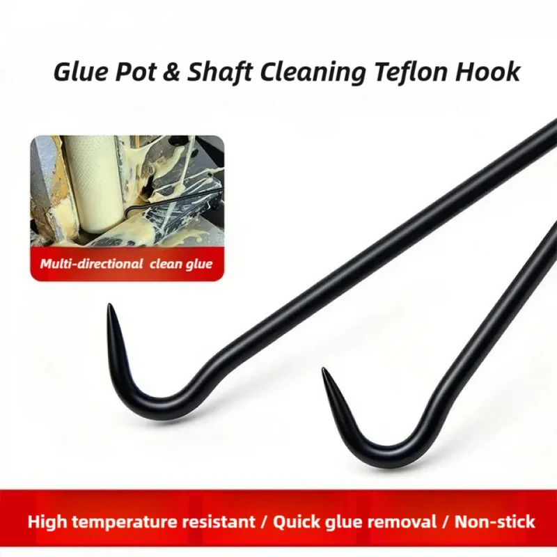 Glue Pot & Shaft Cleaning Teflon Hook for Edge Banding Machine EVA PUR Remover Maintenance Tool of Woodworking Glue-Cleaner