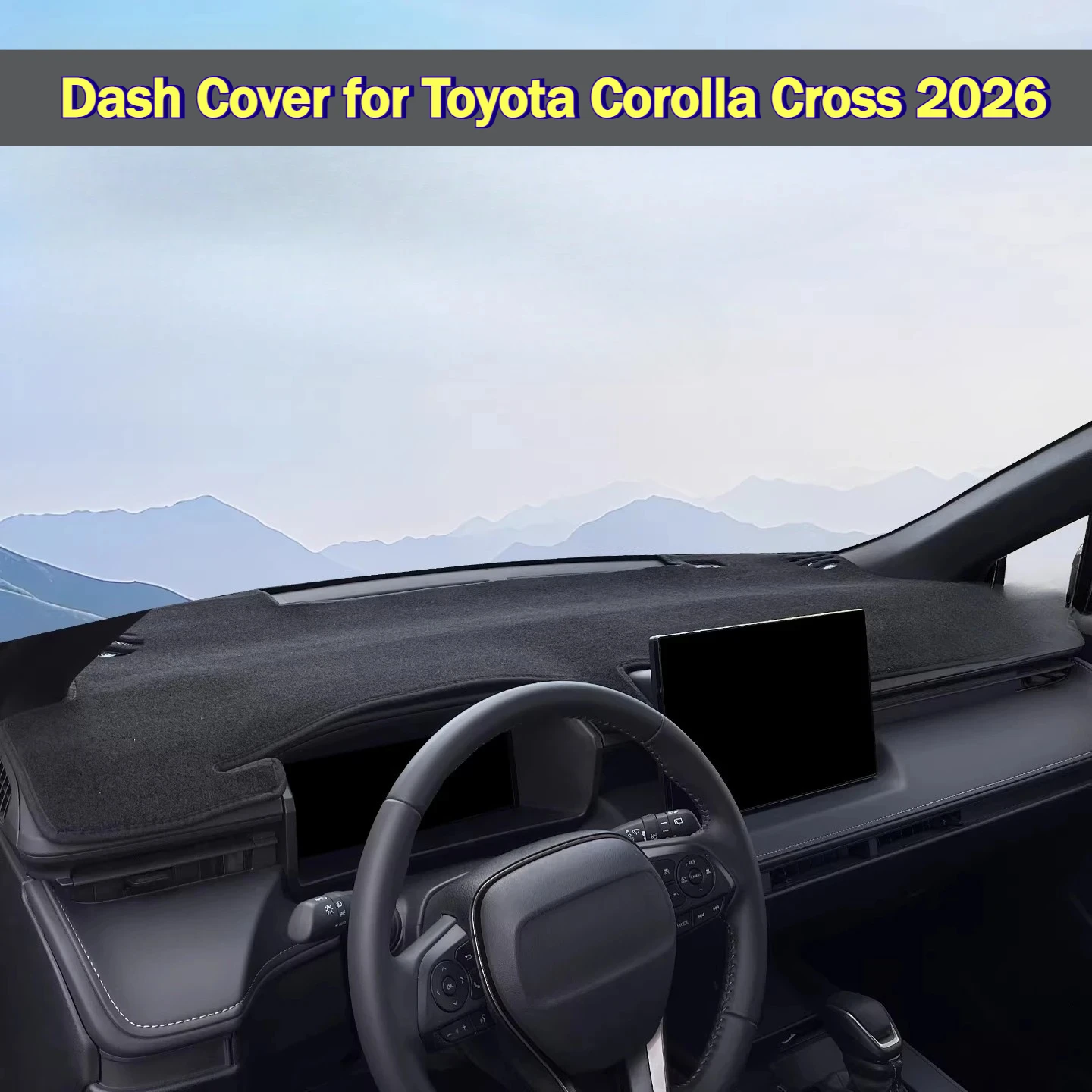 Dash Cover for Toyota Corolla Cross 2026 Car Dashboard Light-proof Mats Sun Shade Heat Insulation Protective Pad Accessories