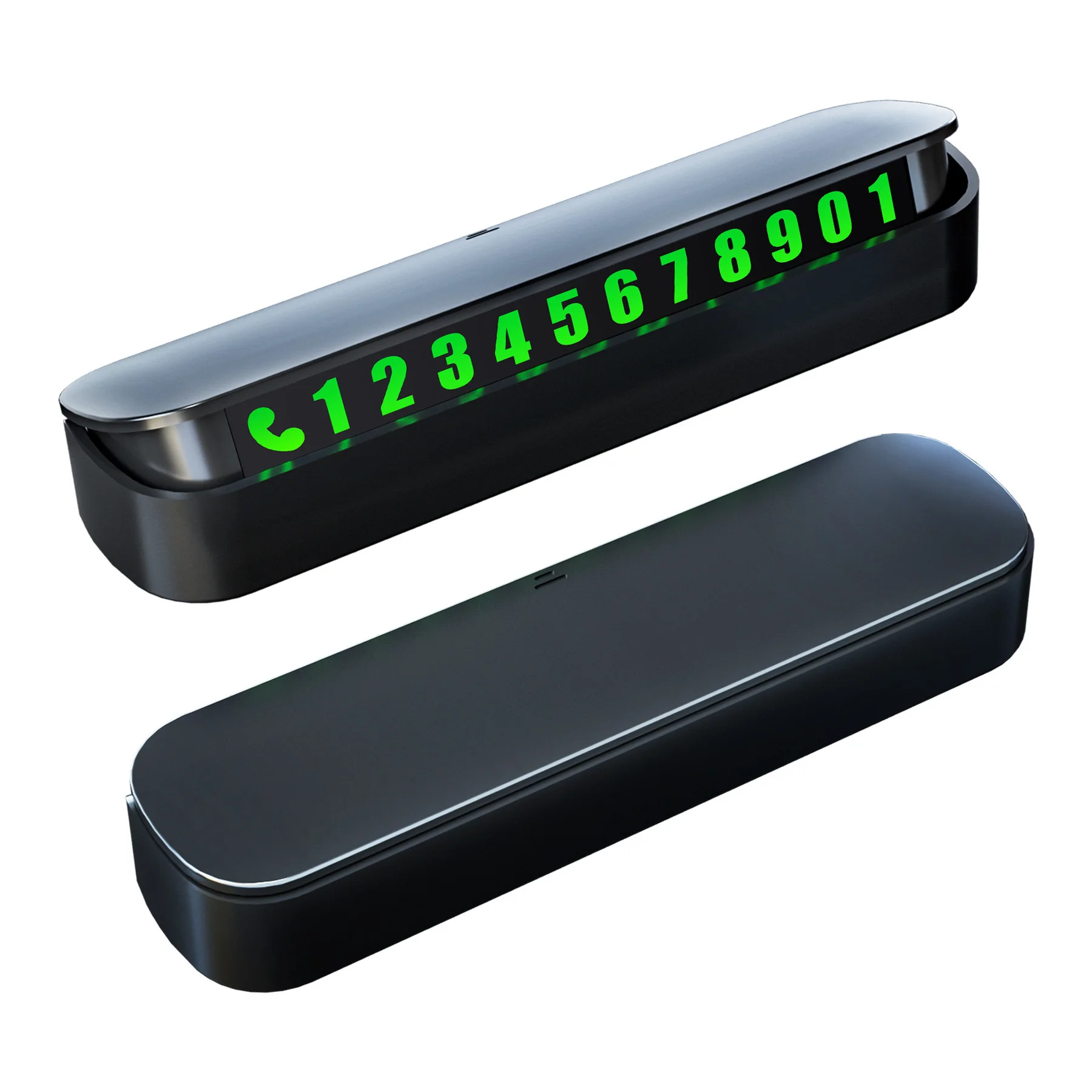 Car parking phone number license plate Temporary Parking Sign for car  interior decor styling ideas Hidden car parking signs