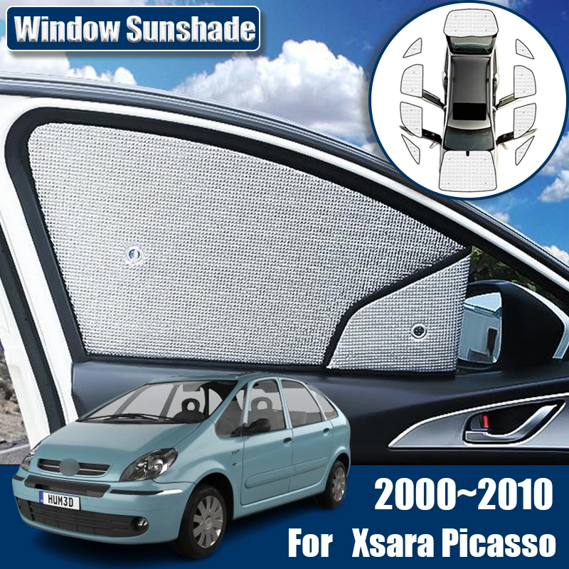 Car Visor For Citroen Xsara Picasso 2004 2005 2008 Accessories 2000~2010 Sunscreen Window Sunshade Sun Blind Cover Interior Part