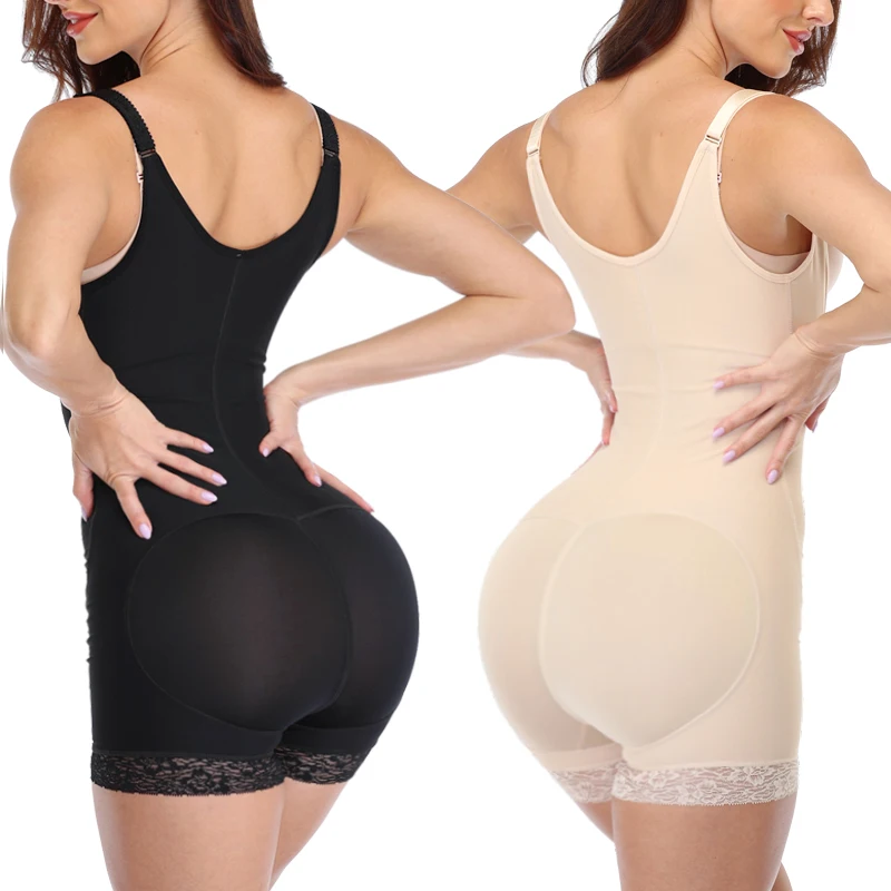 Fajas Reductoras Plus Size Full Body Shaper Women Bodysuit Tummy Control Thigh Trimmer Slimming Waist Trainer Postpartum Corset