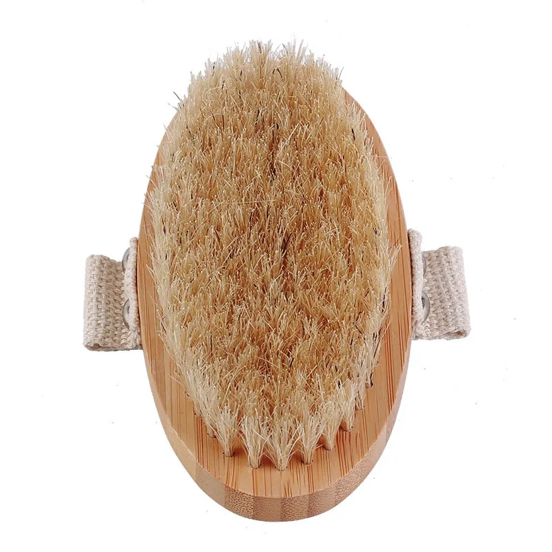 ChuLiiro Banheiro-Brosses extensibles pour le corps, épurateurs corporels, poils naturels pour peau sèche, amélioration du surpoids de vache, arrêt des poils incarnés