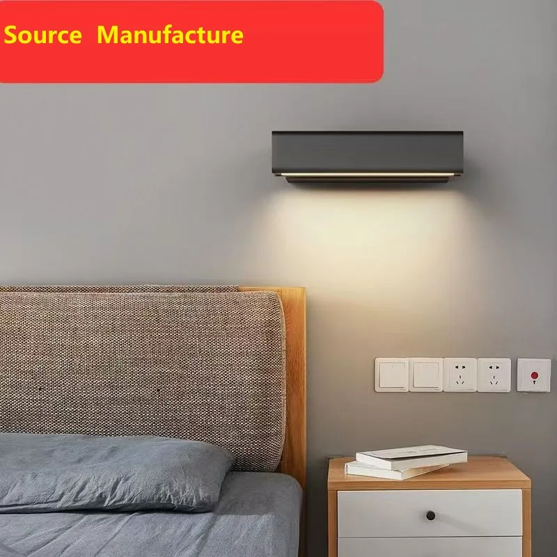 Factory Direct Modern Simple Bed Wall Lamp can be Rotated and Adjusted Angle Bed LED Wall Lamp