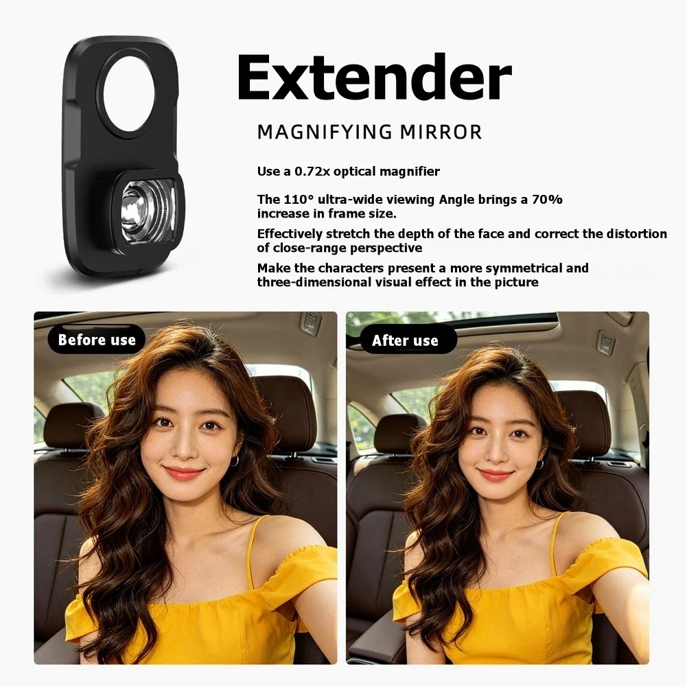 Wide-Angle Lens for Pocket 4P 110-Degree Wide-Angle Len Quick-Release Expansion Accessories for Pocket 4Pro