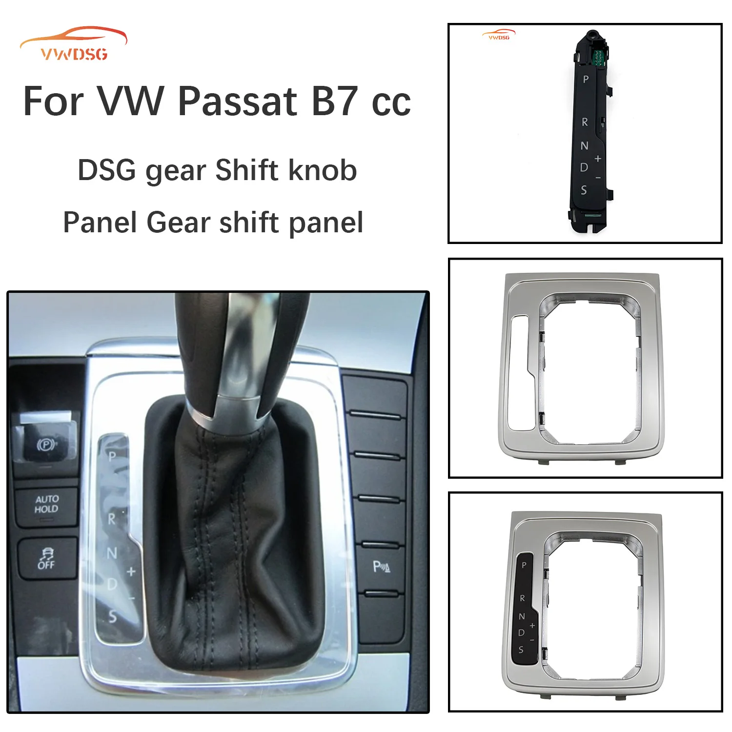 

Genuine Gear Shift Knob Lever Housing Bracket DSG gear Shift knob Panel Gear shift panel for For VW Passat B7 cc